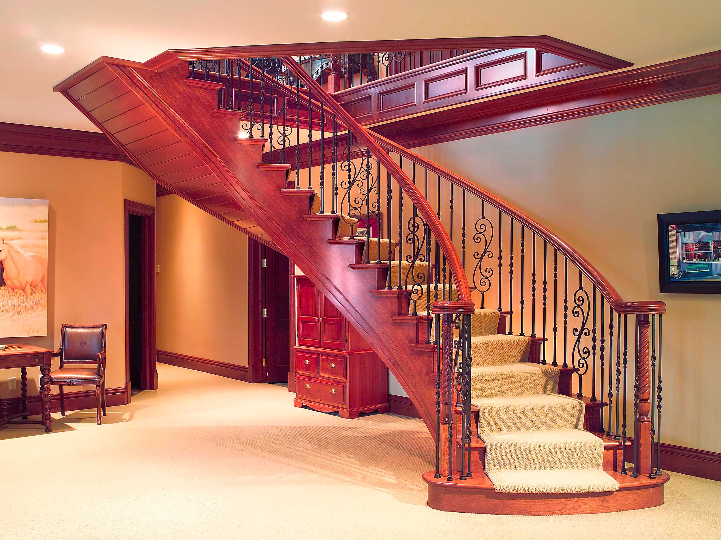 Custom Made And Stock Wood Iron Stair Products And